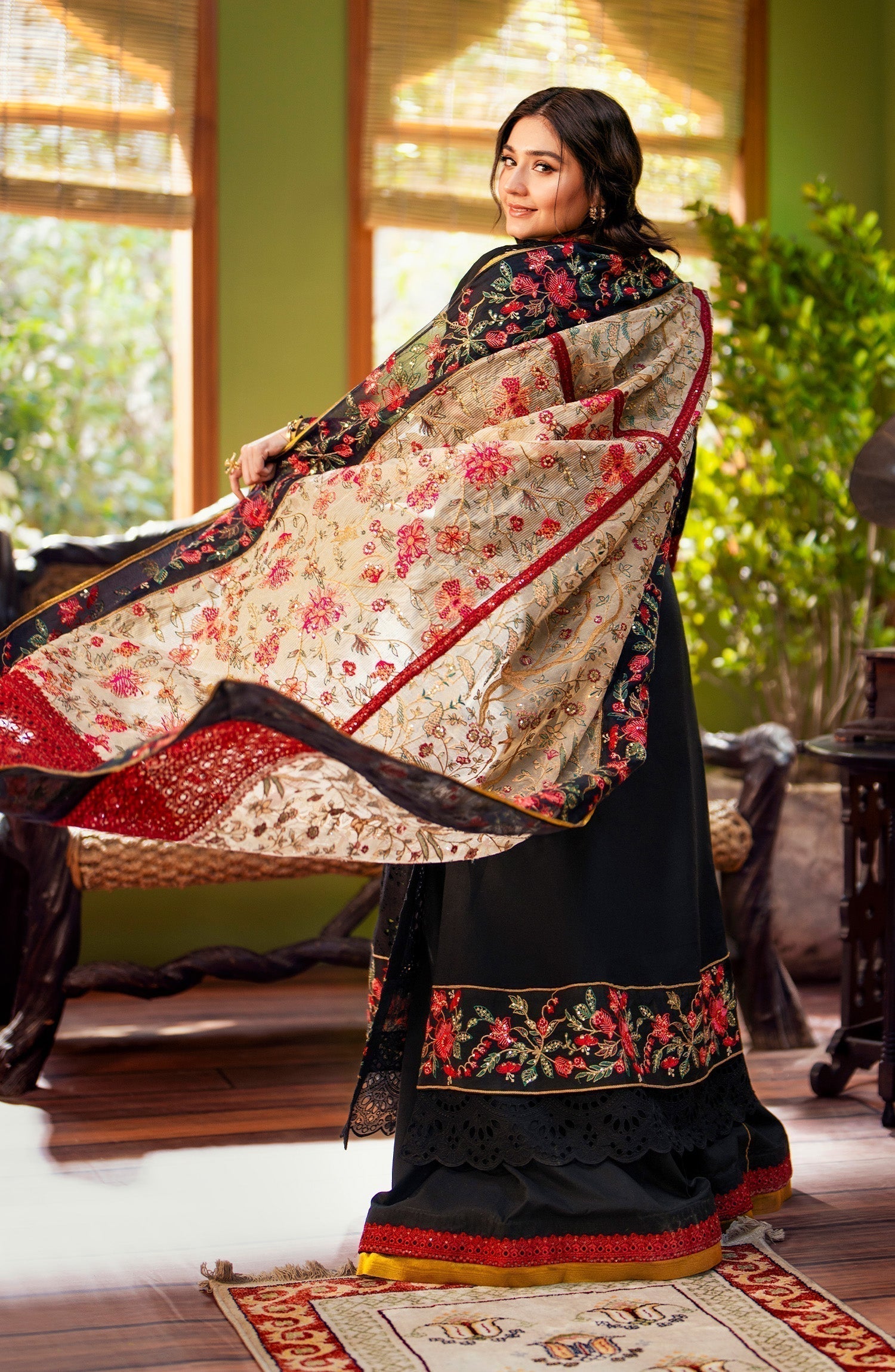 Maryum N Maria | Luxury Lawn 24 | Zayna - Ladies Clothes - Maria Faisal