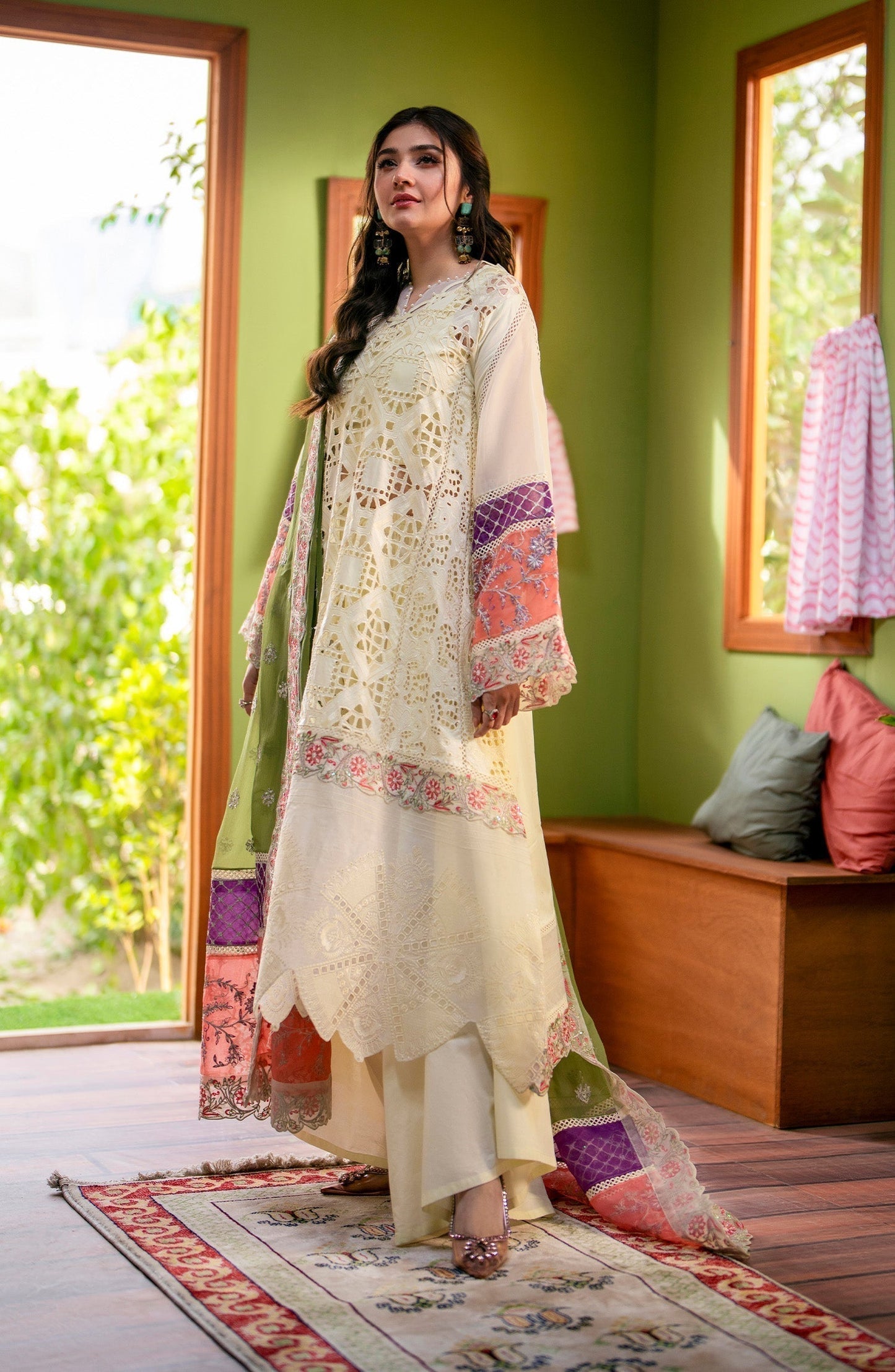 Maryum N Maria | Luxury Lawn 24 | Dina - Ladies Clothes - Maria Faisal