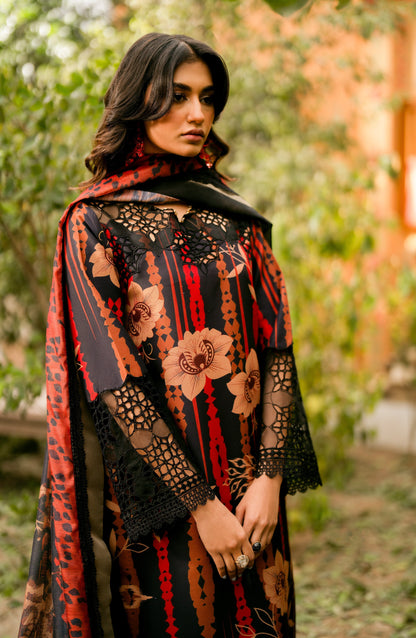 Maryum N Maria | Luxury Lawn 24 | Chione - Ladies Clothes - Maria Faisal
