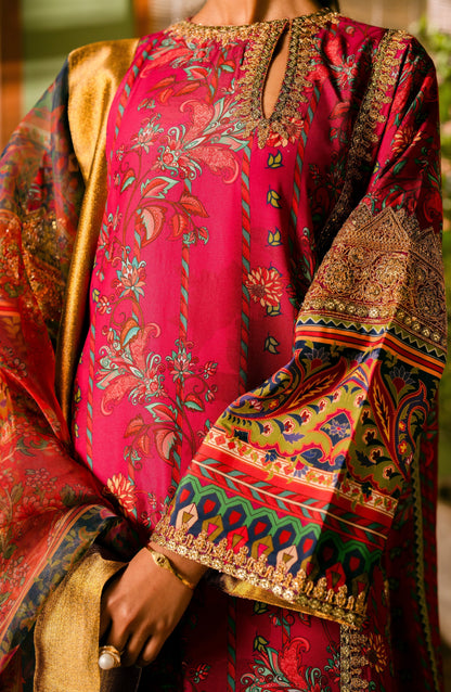 Maryum N Maria | Luxury Lawn 24 | Tefnut - Ladies Clothes - Maria Faisal