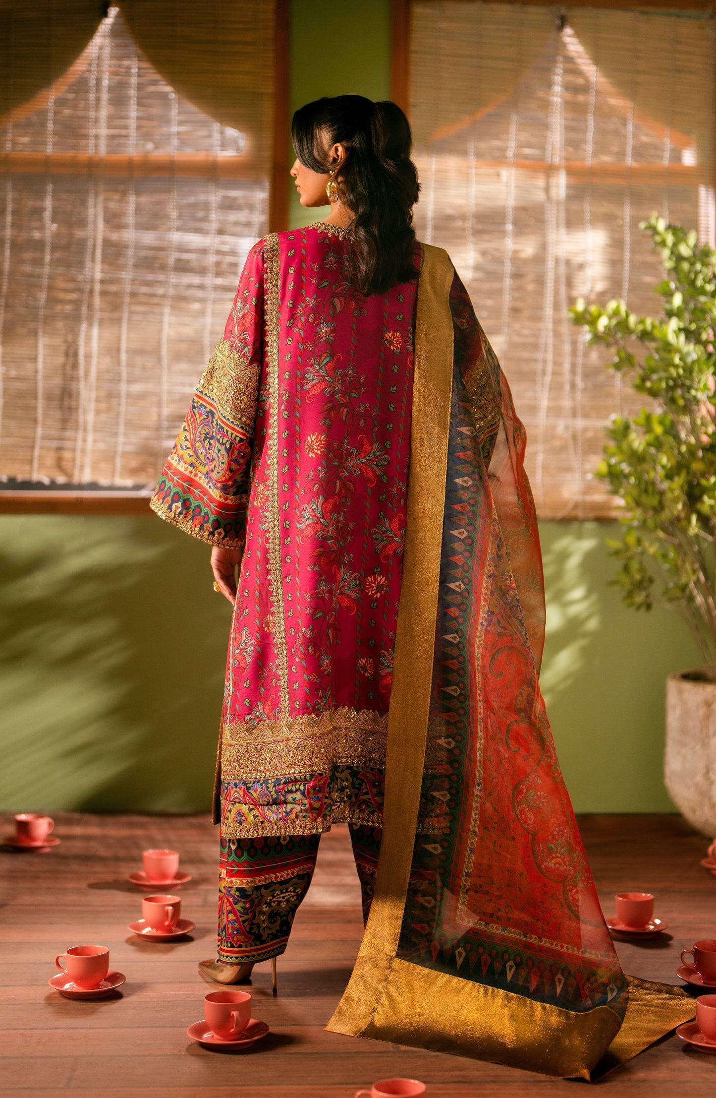 Maryum N Maria | Luxury Lawn 24 | Tefnut - Ladies Clothes - Maria Faisal