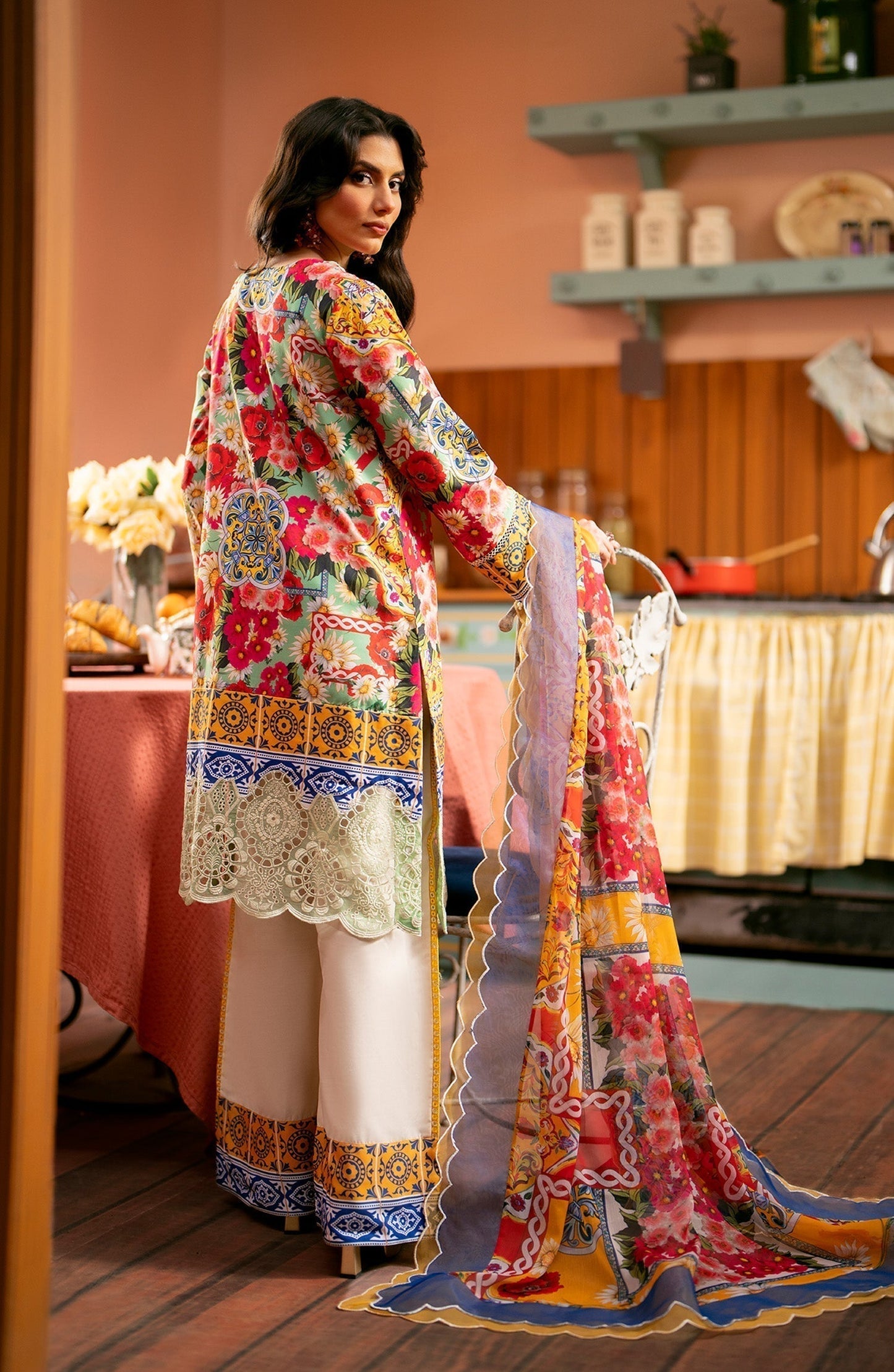 Maryum N Maria | Luxury Lawn 24 | Ana - Ladies Clothes - Maria Faisal