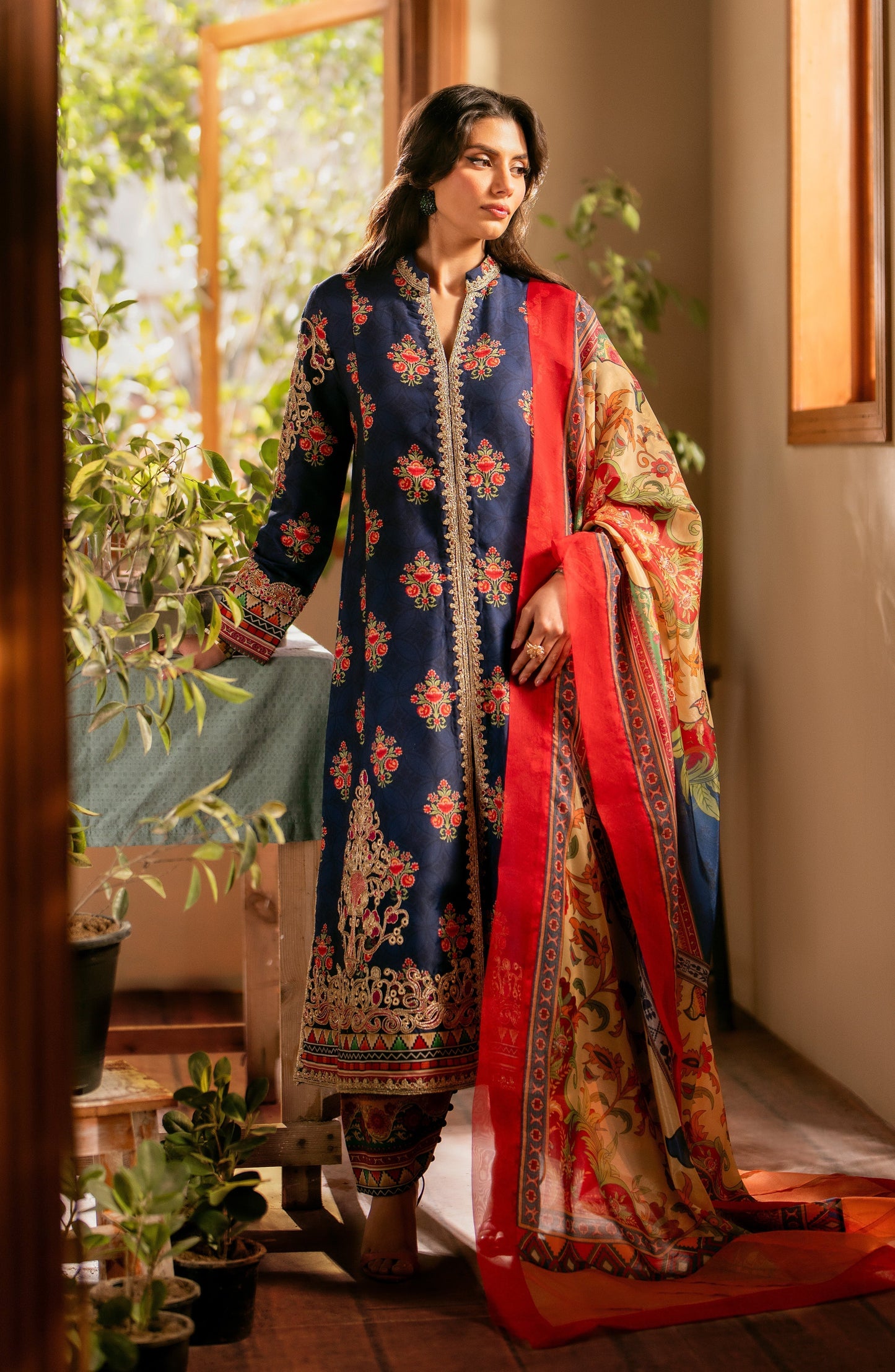 Maryum N Maria | Luxury Lawn 24 | Mariam - Ladies Clothes - Maria Faisal