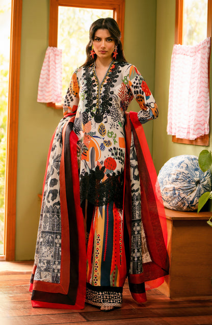 Maryum N Maria | Luxury Lawn 24 | Marwa - Ladies Clothes - Maria Faisal