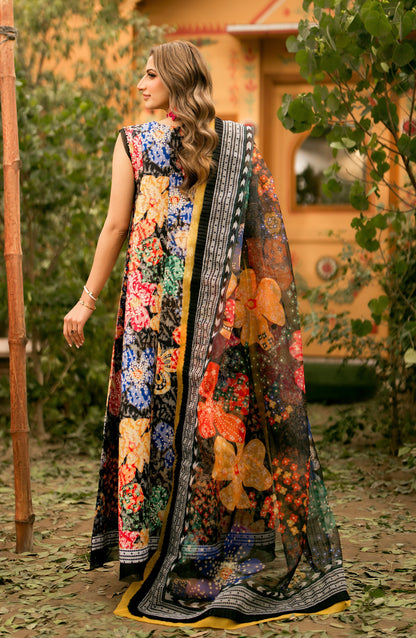 Maryum N Maria | Luxury Lawn 24 | Femi - Ladies Clothes - Maria Faisal