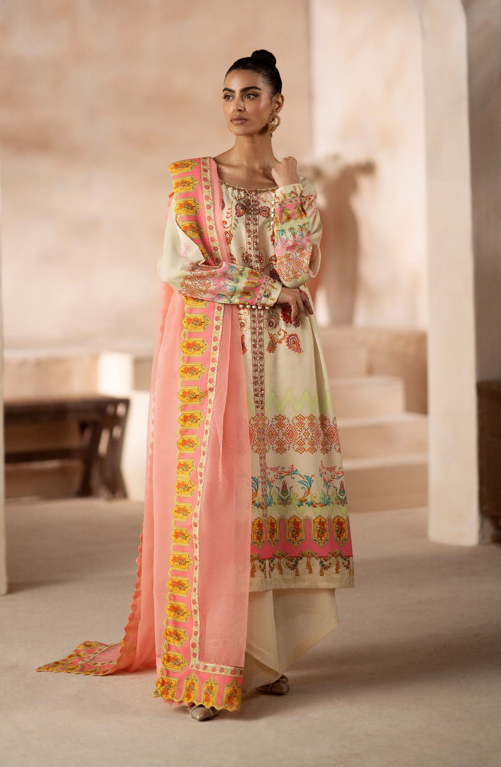 Maryum N Maria | Zeil Winter | ANIKA - MS40102 - Ladies Clothes - Maria Faisal