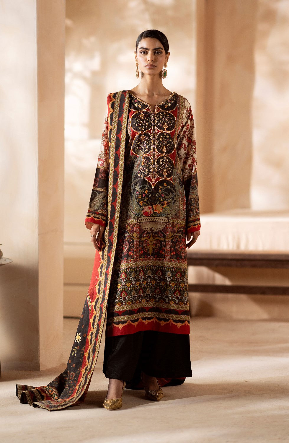 Maryum N Maria | Zeil Winter | SAMAIRA - MS40104 - Ladies Clothes - Maria Faisal