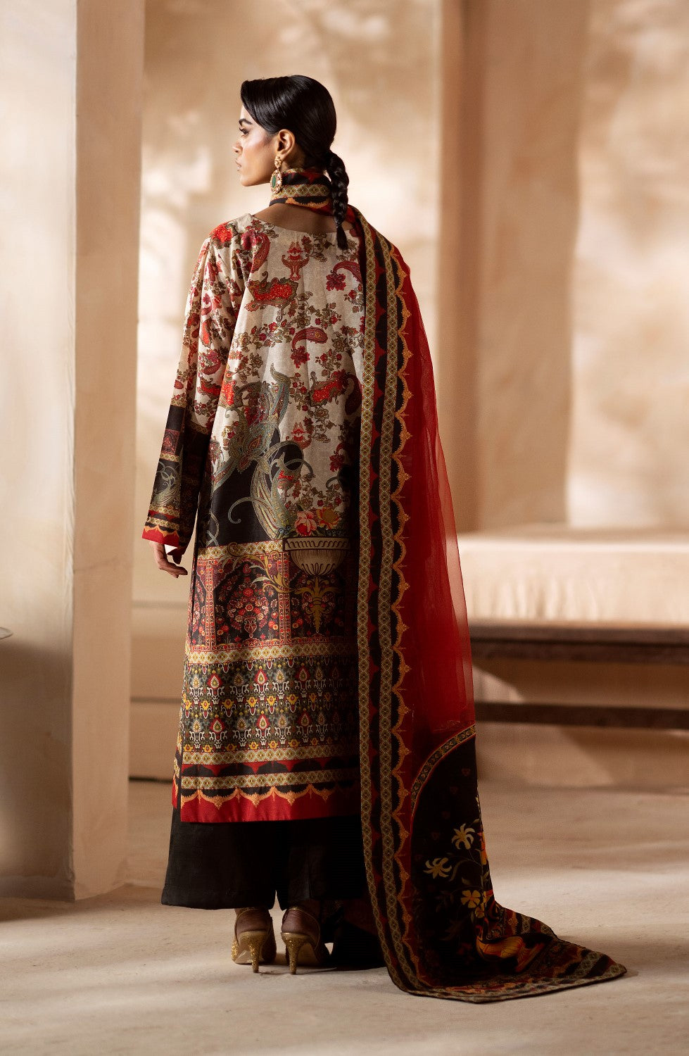 Maryum N Maria | Zeil Winter | SAMAIRA - MS40104 - Ladies Clothes - Maria Faisal