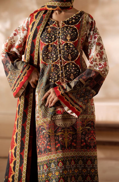 Maryum N Maria | Zeil Winter | SAMAIRA - MS40104 - Ladies Clothes - Maria Faisal