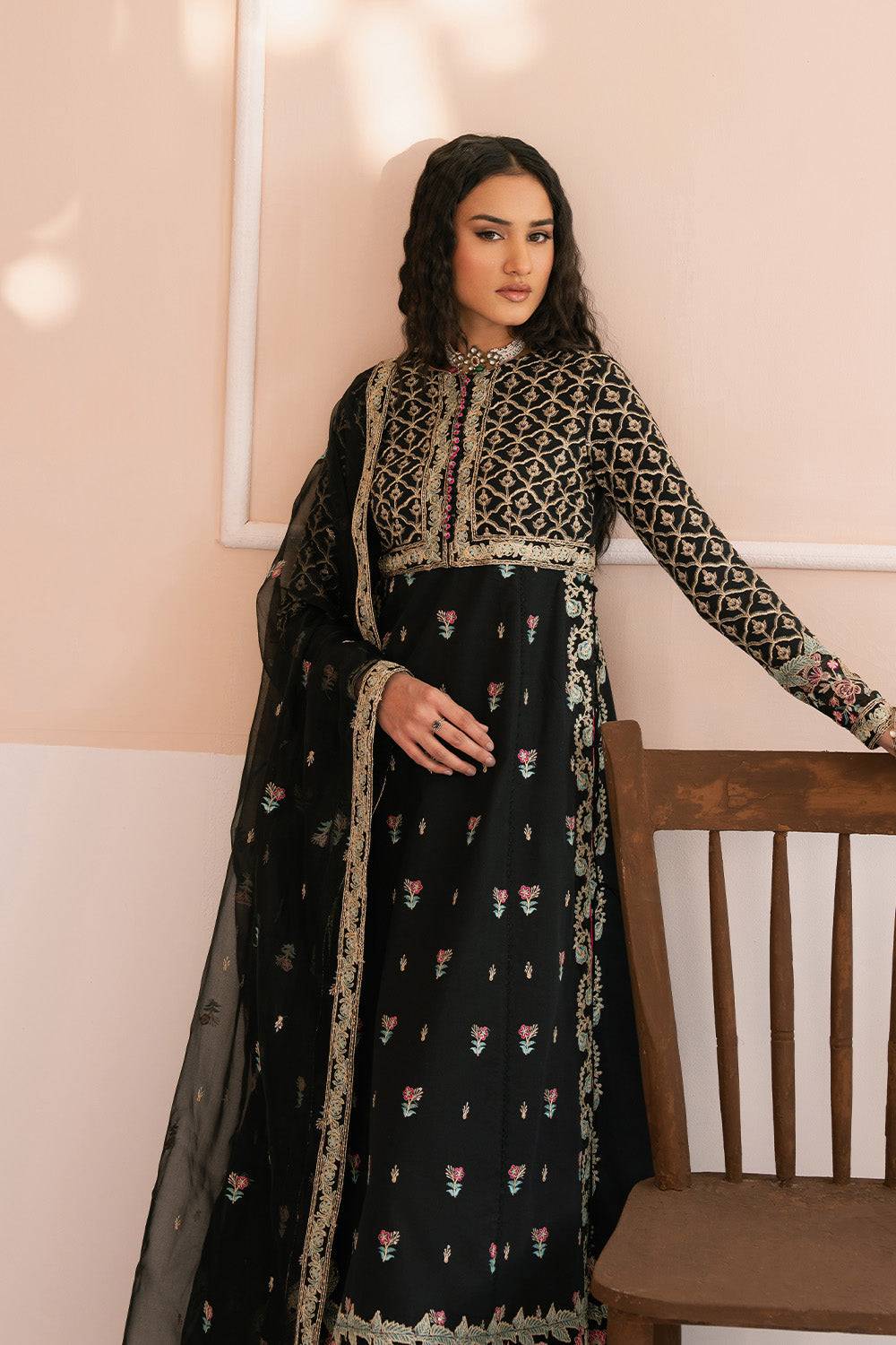 Maryum N Maria | Eid Luxury Lawn 25 | AHOU - MS50146 by Maria Faisal - Registered Vendor of : Maryum N Maria - type : Ladies Clothes - 100% original wedding dresses