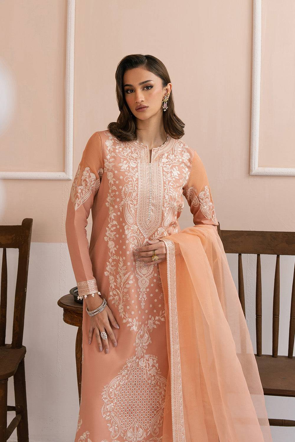 Maryum N Maria | Eid Luxury Lawn 25 | ASSIEH - MS50151 by Maria Faisal - Registered Vendor of : Maryum N Maria - type : Ladies Clothes - 100% original wedding dresses