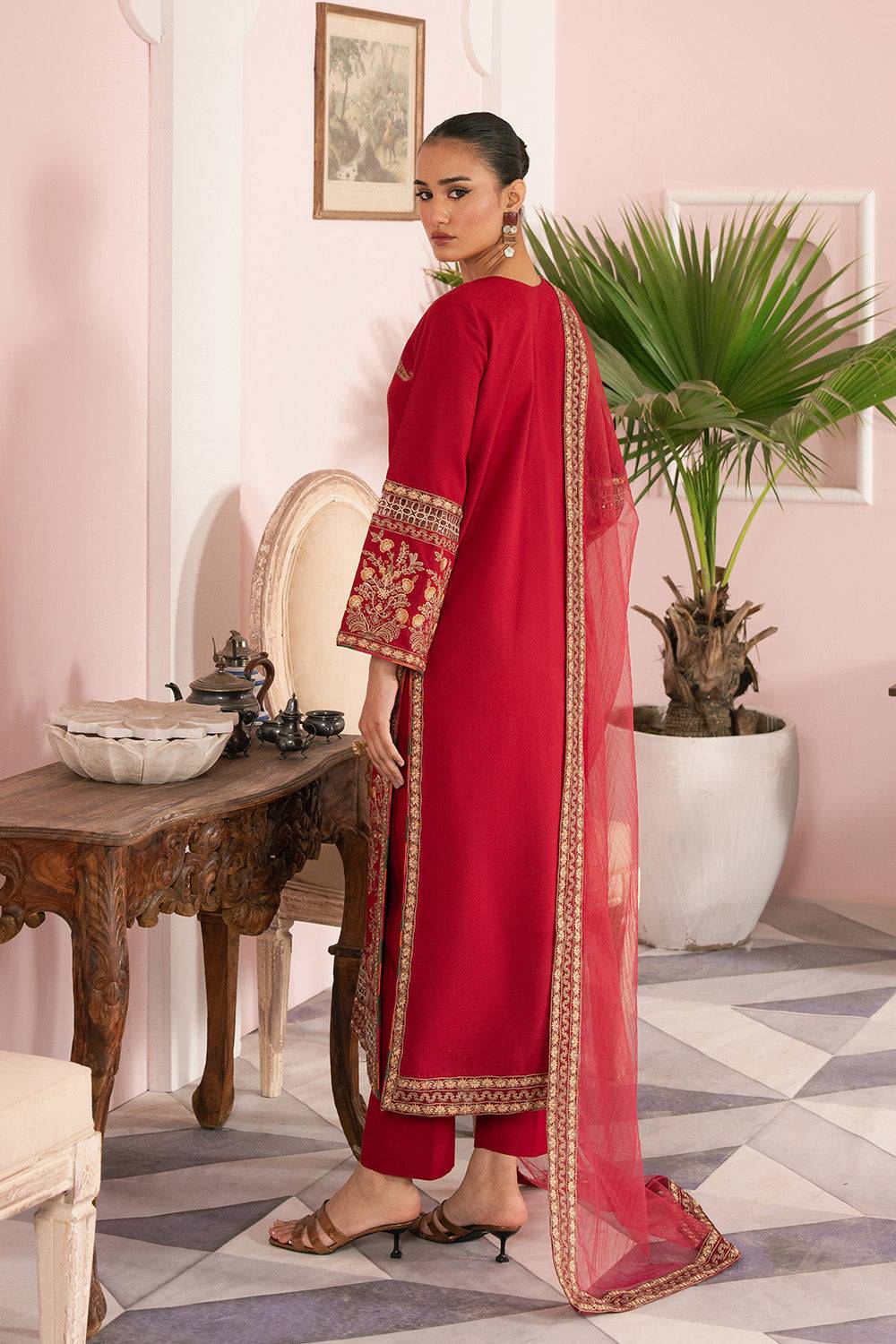 Maryum N Maria | Eid Luxury Lawn 25 | AZIN - MS50155 by Maria Faisal - Registered Vendor of : Maryum N Maria - type : Ladies Clothes - 100% original wedding dresses