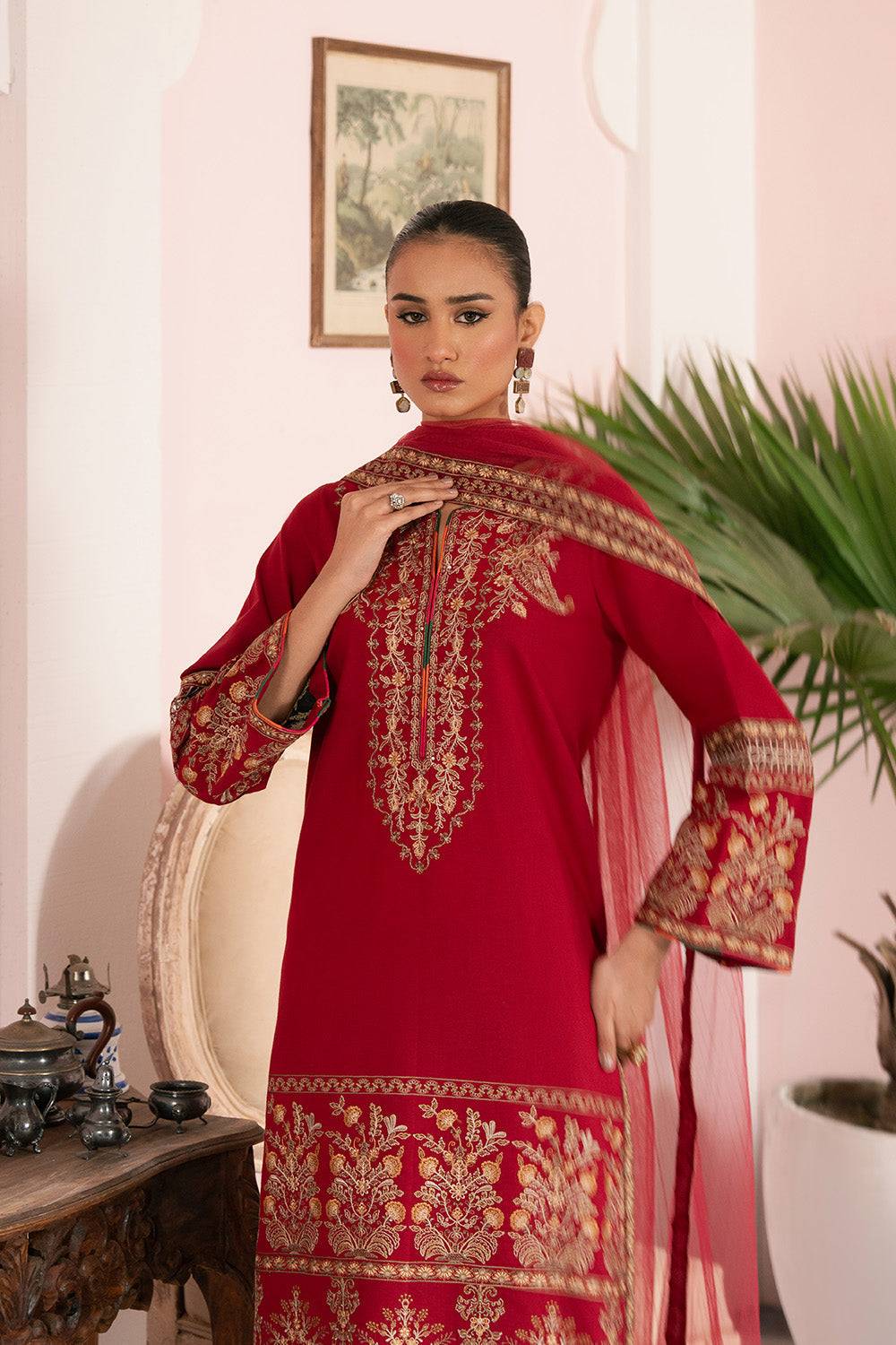 Maryum N Maria | Eid Luxury Lawn 25 | AZIN - MS50155 by Maria Faisal - Registered Vendor of : Maryum N Maria - type : Ladies Clothes - 100% original wedding dresses