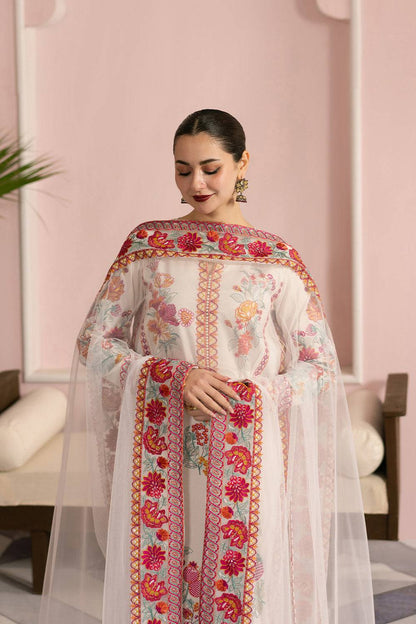 Maryum N Maria | Eid Luxury Lawn 25 | AFSAR - MS50159 by Maria Faisal - Registered Vendor of : Maryum N Maria - type : Ladies Clothes - 100% original wedding dresses