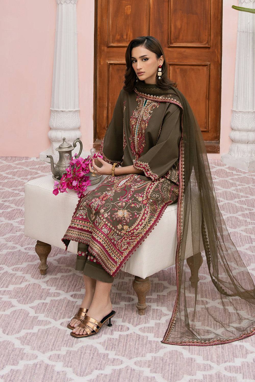 Maryum N Maria | Eid Luxury Lawn 25 | ANAHITA - MS50161 by Maria Faisal - Registered Vendor of : Maryum N Maria - type : Ladies Clothes - 100% original wedding dresses