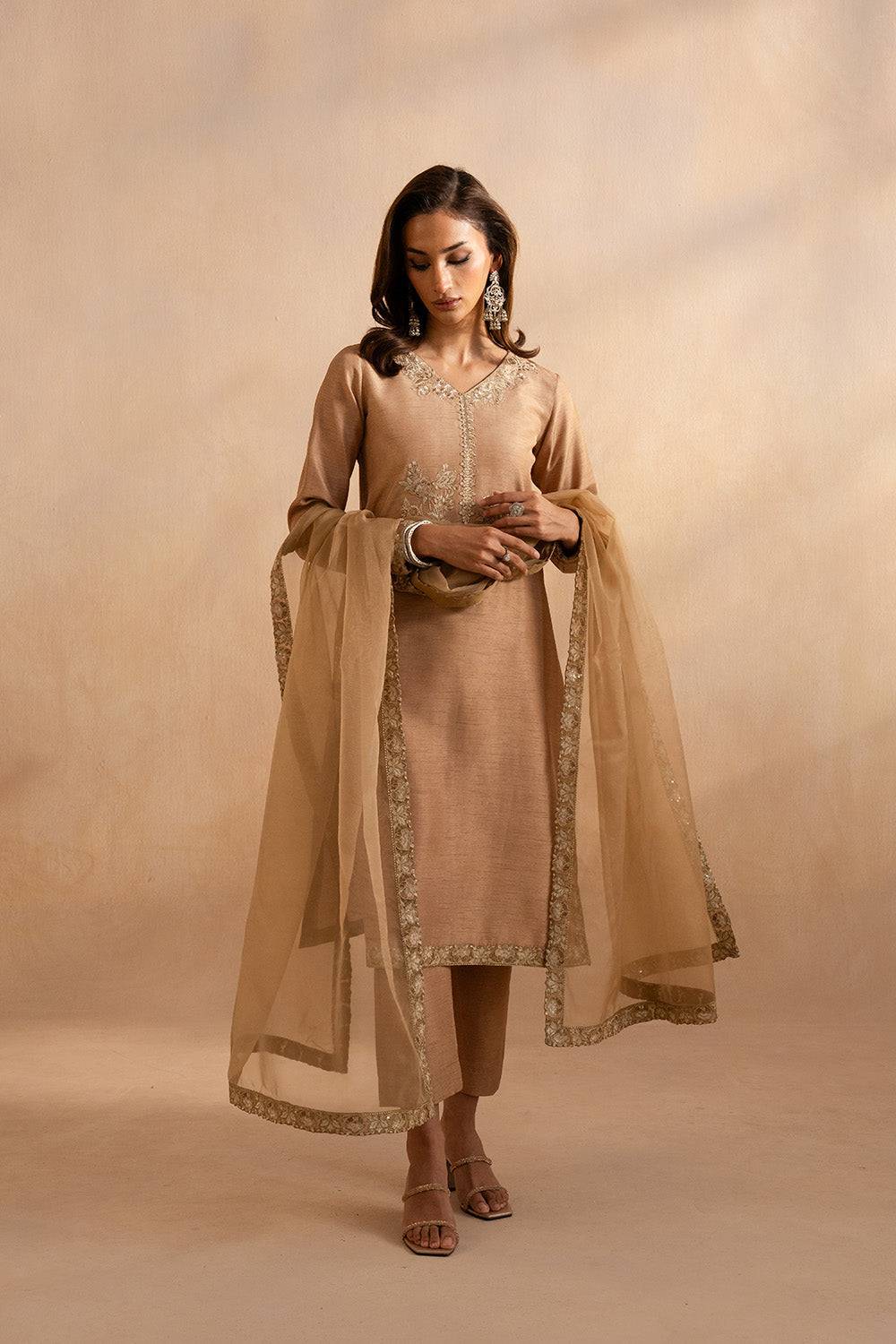 Maryum N Maria | Dhahab 25 | ALANAA - MS50259 by Maria Faisal - Registered Vendor of : Maryam N Maria - type : Ladies Clothes - 100% original wedding dresses