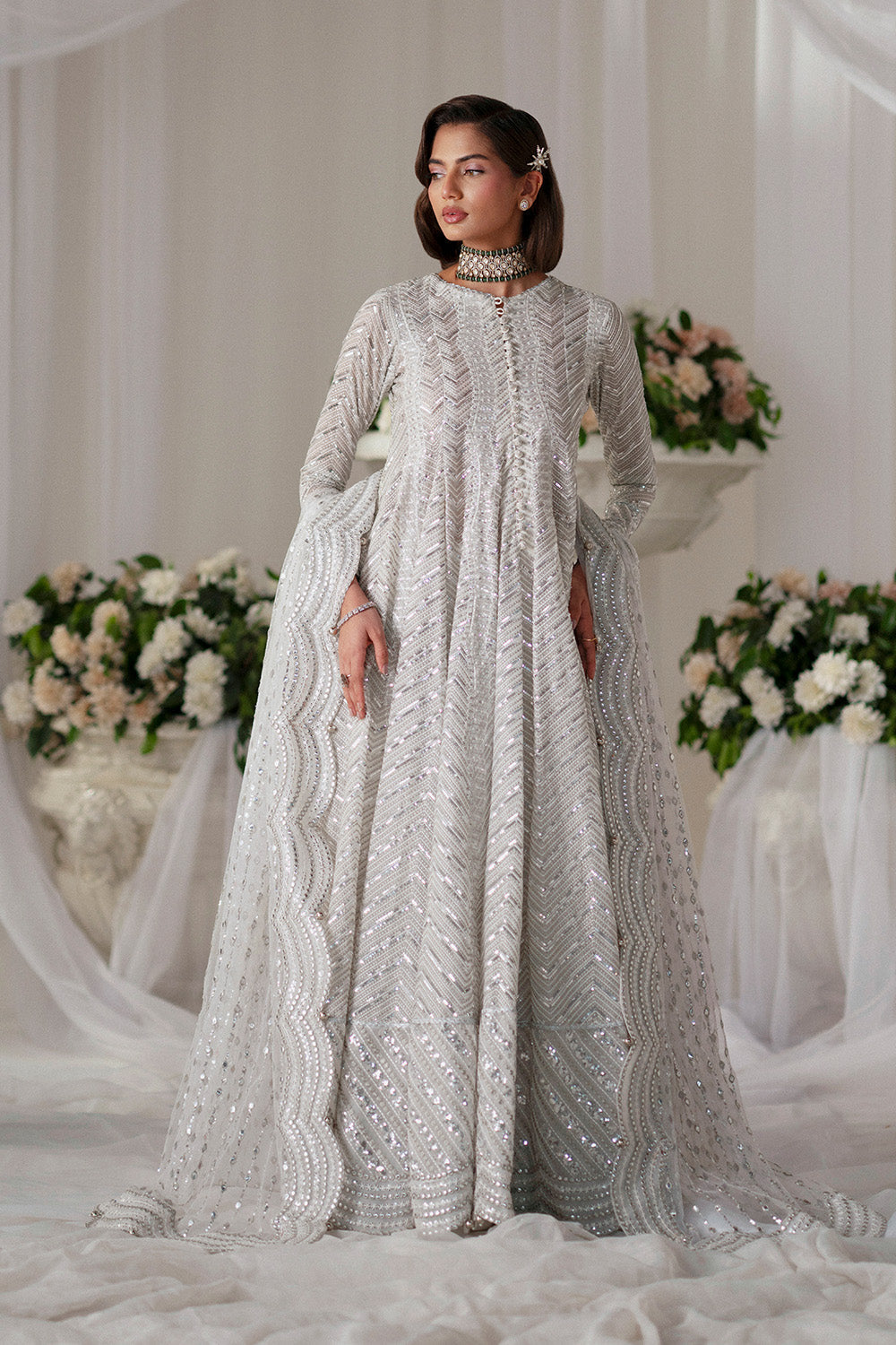 Maryum N Maria | Musawir Formals | OSHA - MS50386 - Ladies Clothes - Maria Faisal