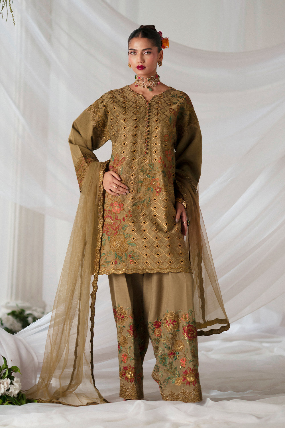 Maryum N Maria | Musawir Formals | MICAH - MS50388 - Ladies Clothes - Maria Faisal