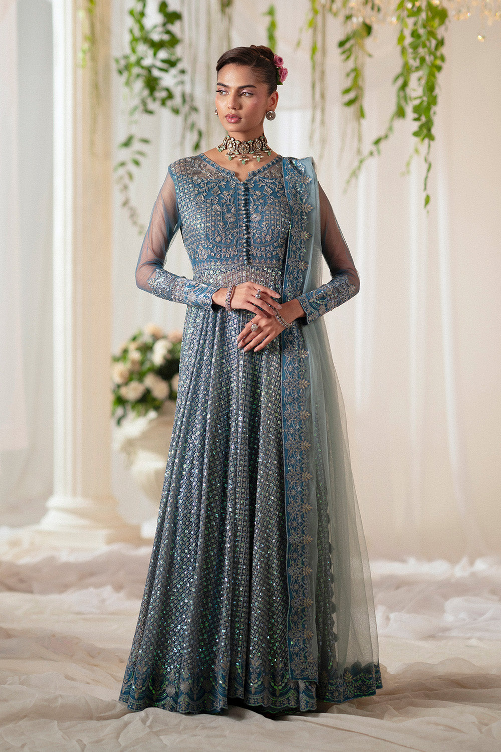 Maryum N Maria | Musawir Formals | HALAA - MS50390 - Ladies Clothes - Maria Faisal