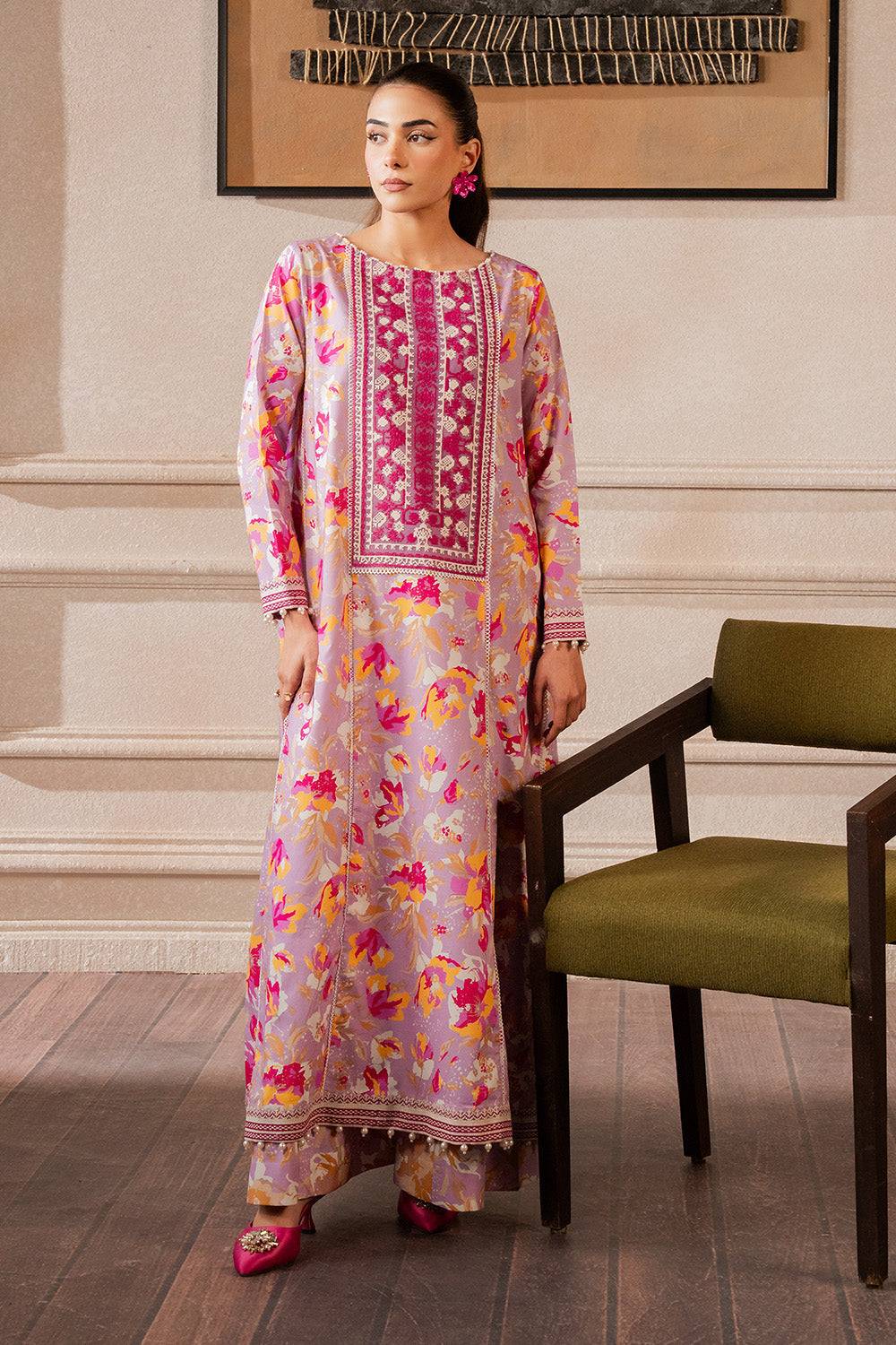 Maryum N Maria | Mah Casual Pret | NESTA - MS50435 by Maria Faisal - Registered Vendor of : Maryum N Maria - type : Ladies Clothes - 100% original wedding dresses