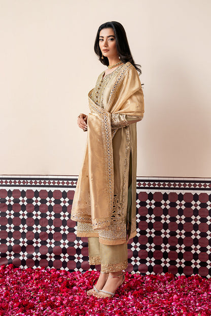 Mushq | Sunehri Lama Silk | Soraya - Formal Dress - available at Maria Faisal in UK and USA.