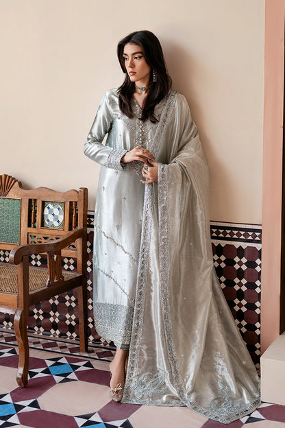 Mushq | Sunehri Lama Silk | Sitareh - Formal Dress - available at Maria Faisal in UK and USA.