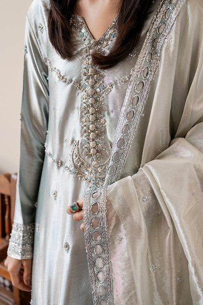 Mushq | Sunehri Lama Silk | Sitareh - Formal Dress - available at Maria Faisal in UK and USA.