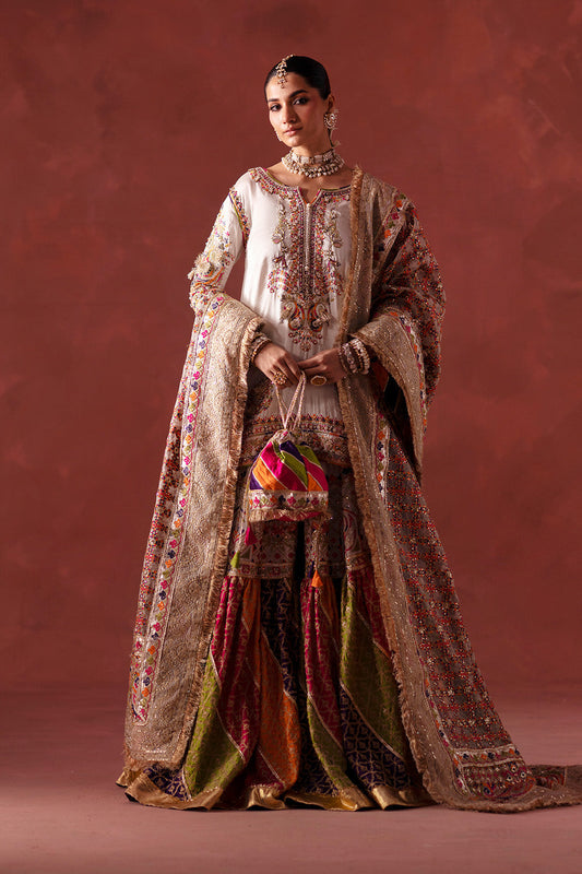 Maryum N Maria | Luxury Silk | MEHNDI NIGHT - MSS5895 - Luxury Dress - available at Maria Faisal in UK and USA.