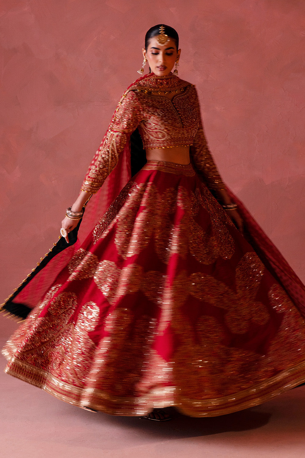 Maryum N Maria | Luxury Silk | BARAAT DAY - MSS5896 - Luxury Dress - available at Maria Faisal in UK and USA.