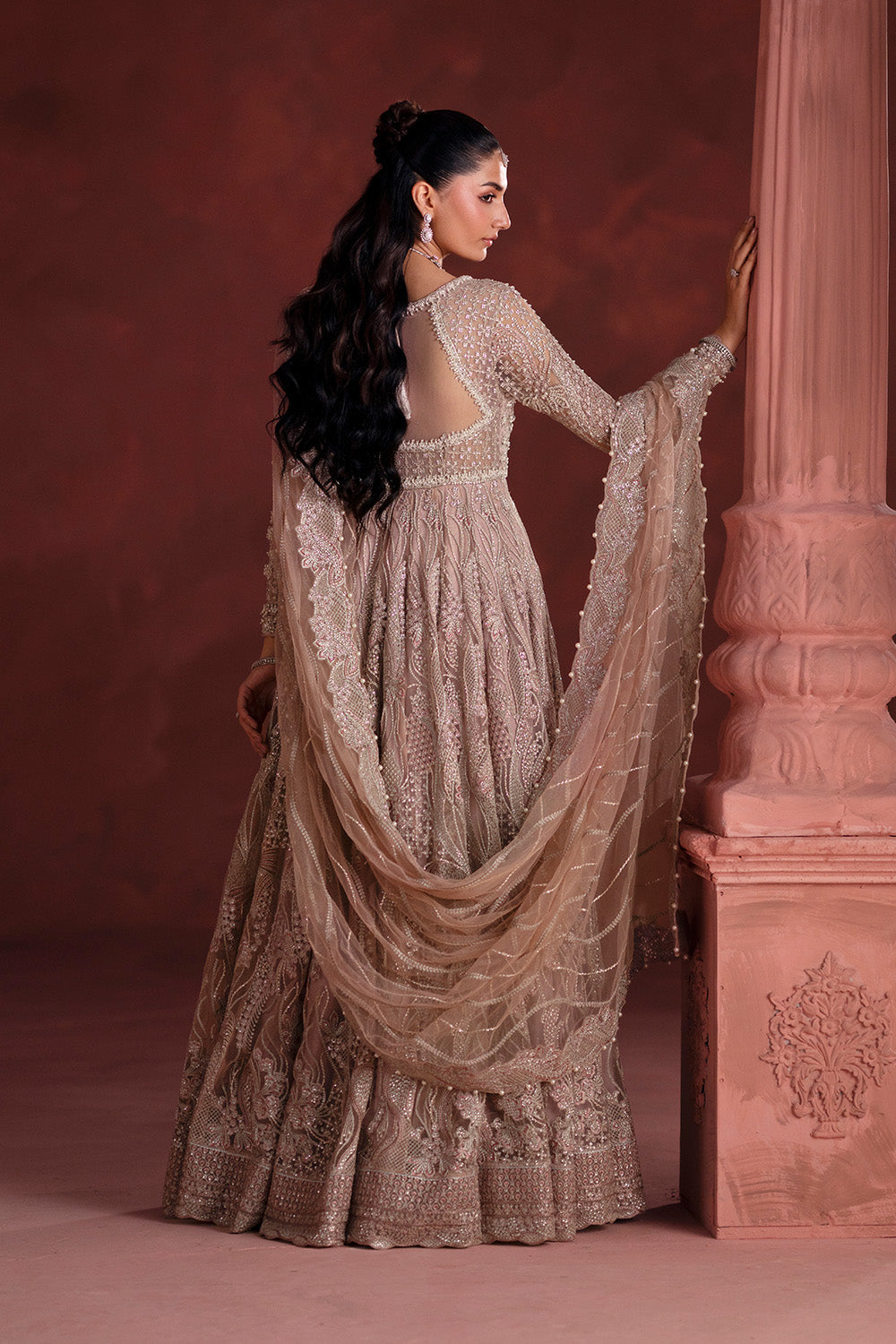 Maryum N Maria | Luxury Silk | WALIMA PARTY - MSS5899 - Luxury Dress - available at Maria Faisal in UK and USA.