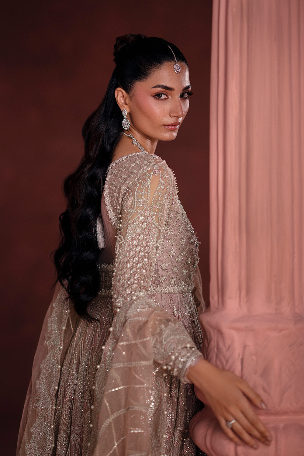 Maryum N Maria | Luxury Silk | WALIMA PARTY - MSS5899 - Luxury Dress - available at Maria Faisal in UK and USA.