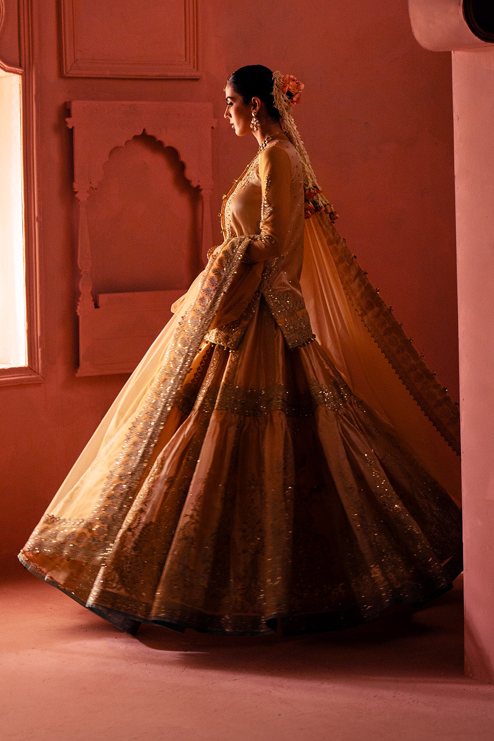 Maryum N Maria | Luxury Silk | NIKKAH RITUAL - MSS5901 - Luxury Dress - available at Maria Faisal in UK and USA.