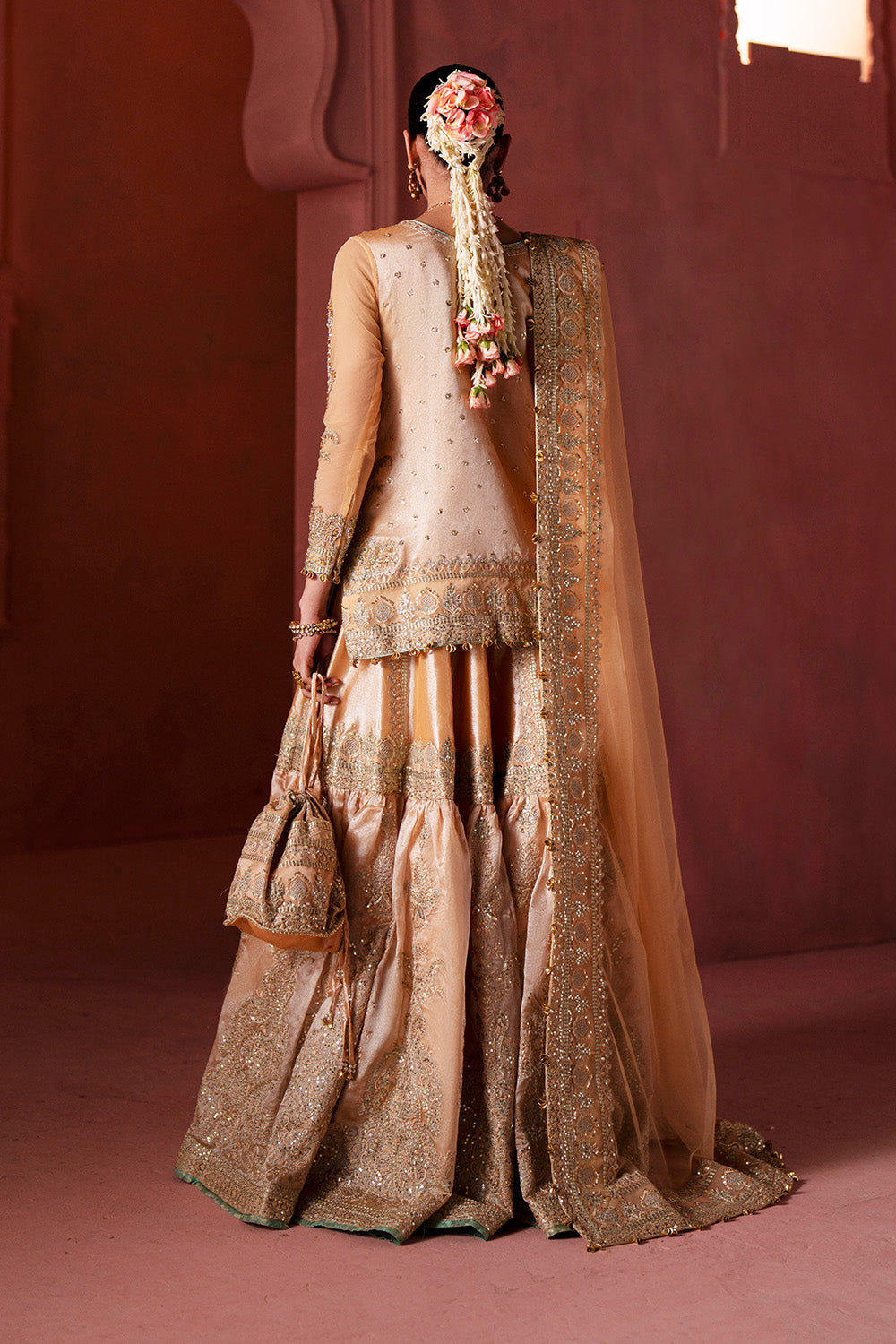 Maryum N Maria | Luxury Silk | NIKKAH RITUAL - MSS5901 - Luxury Dress - available at Maria Faisal in UK and USA.