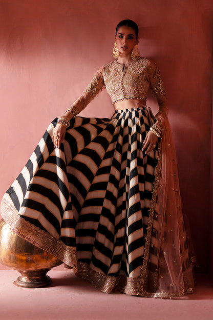 Maryum N Maria | Luxury Silk | QAWALI NIGHT - MSS5902 - Luxury Dress - available at Maria Faisal in UK and USA.