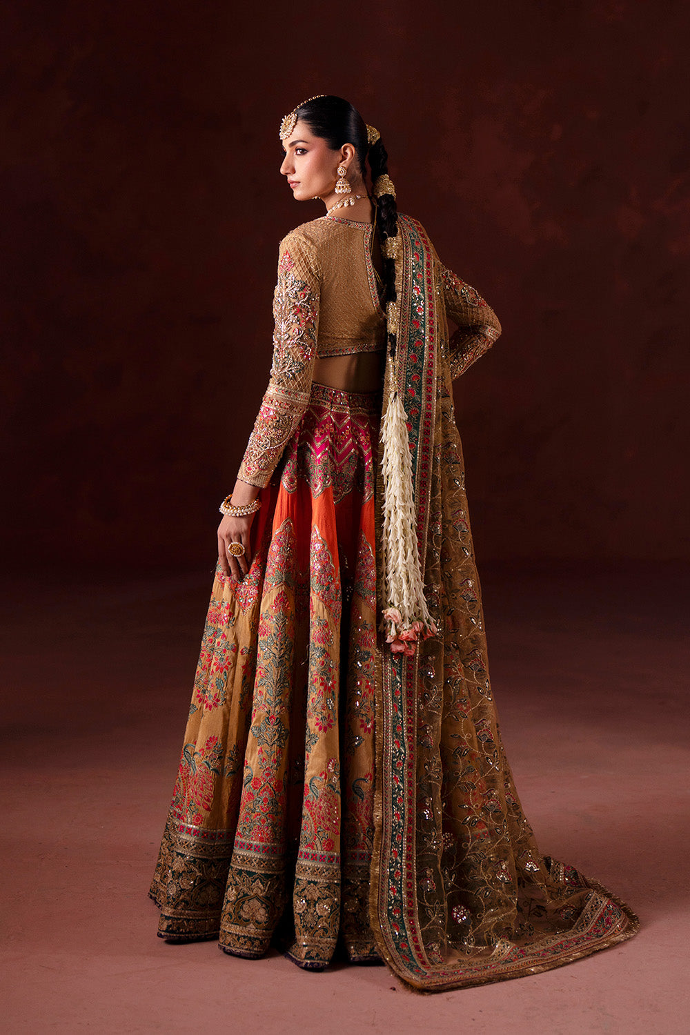 Maryum N Maria | Luxury Silk | RUNG DE BASANTI - MSS5904 - Luxury Dress - available at Maria Faisal in UK and USA.