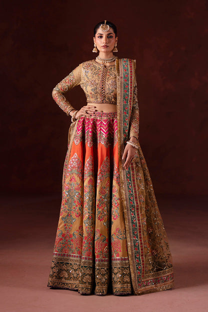 Maryum N Maria | Luxury Silk | RUNG DE BASANTI - MSS5904 - Luxury Dress - available at Maria Faisal in UK and USA.