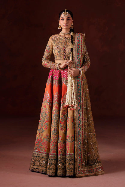 Maryum N Maria | Luxury Silk | RUNG DE BASANTI - MSS5904 - Luxury Dress - available at Maria Faisal in UK and USA.