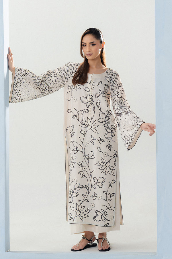 Maryum N Maria | Noura Luxe Pret | ENYA - MSS5990 - Formal Dress - available at Maria Faisal in UK and USA.