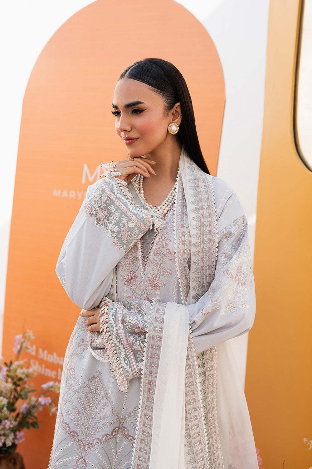 Maryum N Maria | The Eid Affair | DIALA - MSS6369 - Luxury Dress - available at Maria Faisal in UK and USA.