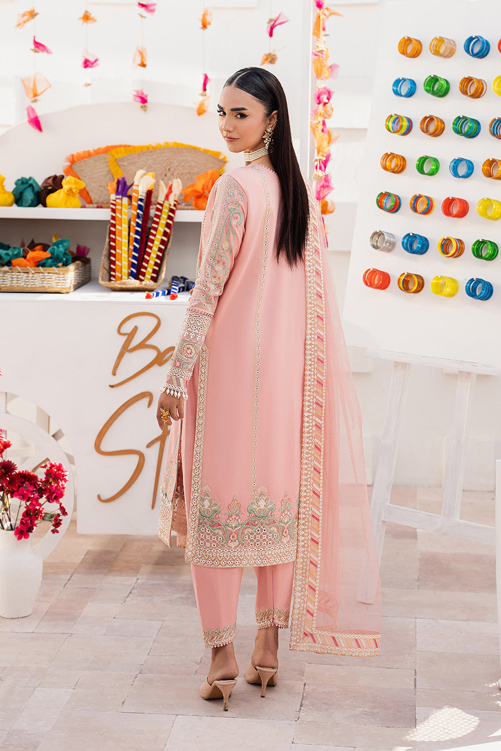 Maryum N Maria | The Eid Affair | HAWRAA - MSS6370 - Luxury Dress - available at Maria Faisal in UK and USA.