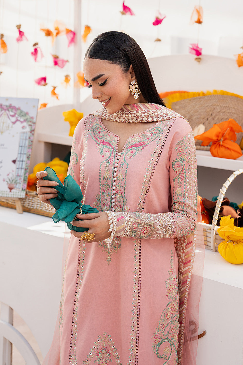 Maryum N Maria | The Eid Affair | HAWRAA - MSS6370 - Luxury Dress - available at Maria Faisal in UK and USA.