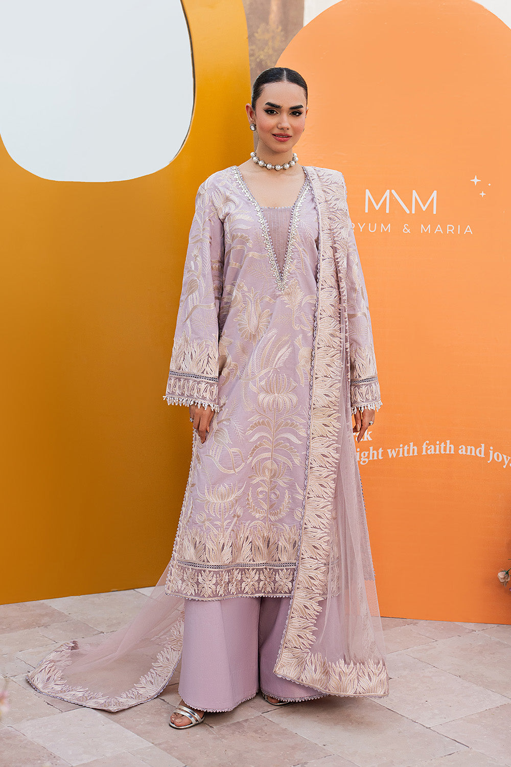 Maryum N Maria | The Eid Affair |ASEEL - MSS6371 - Luxury Dress - available at Maria Faisal in UK and USA.