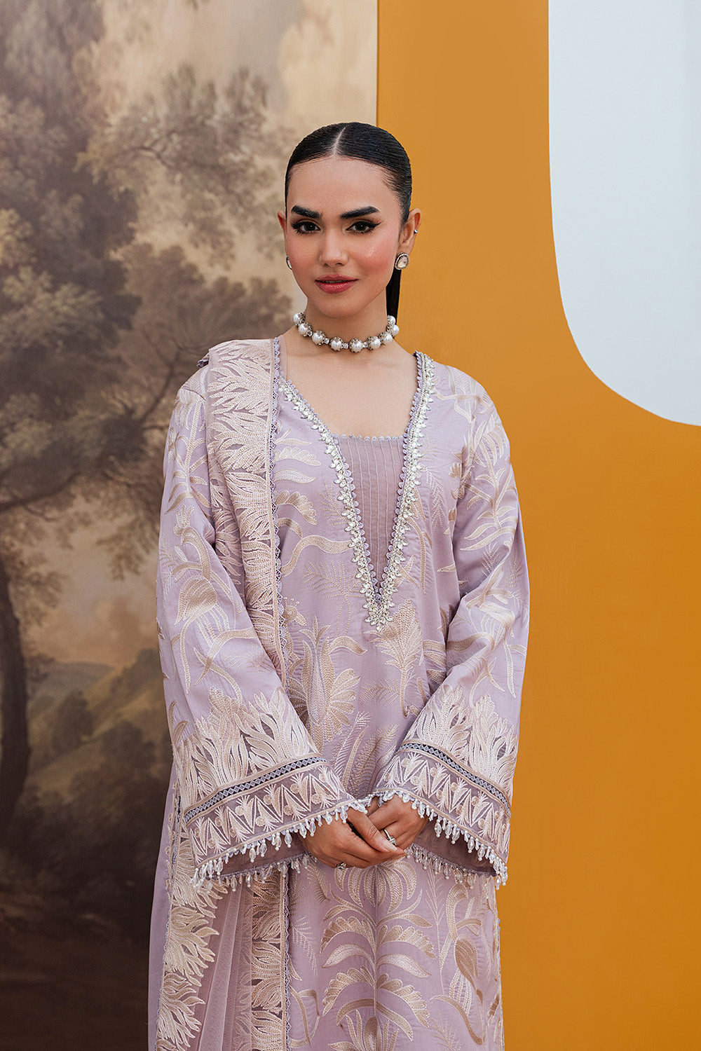 Maryum N Maria | The Eid Affair |ASEEL - MSS6371 - Luxury Dress - available at Maria Faisal in UK and USA.