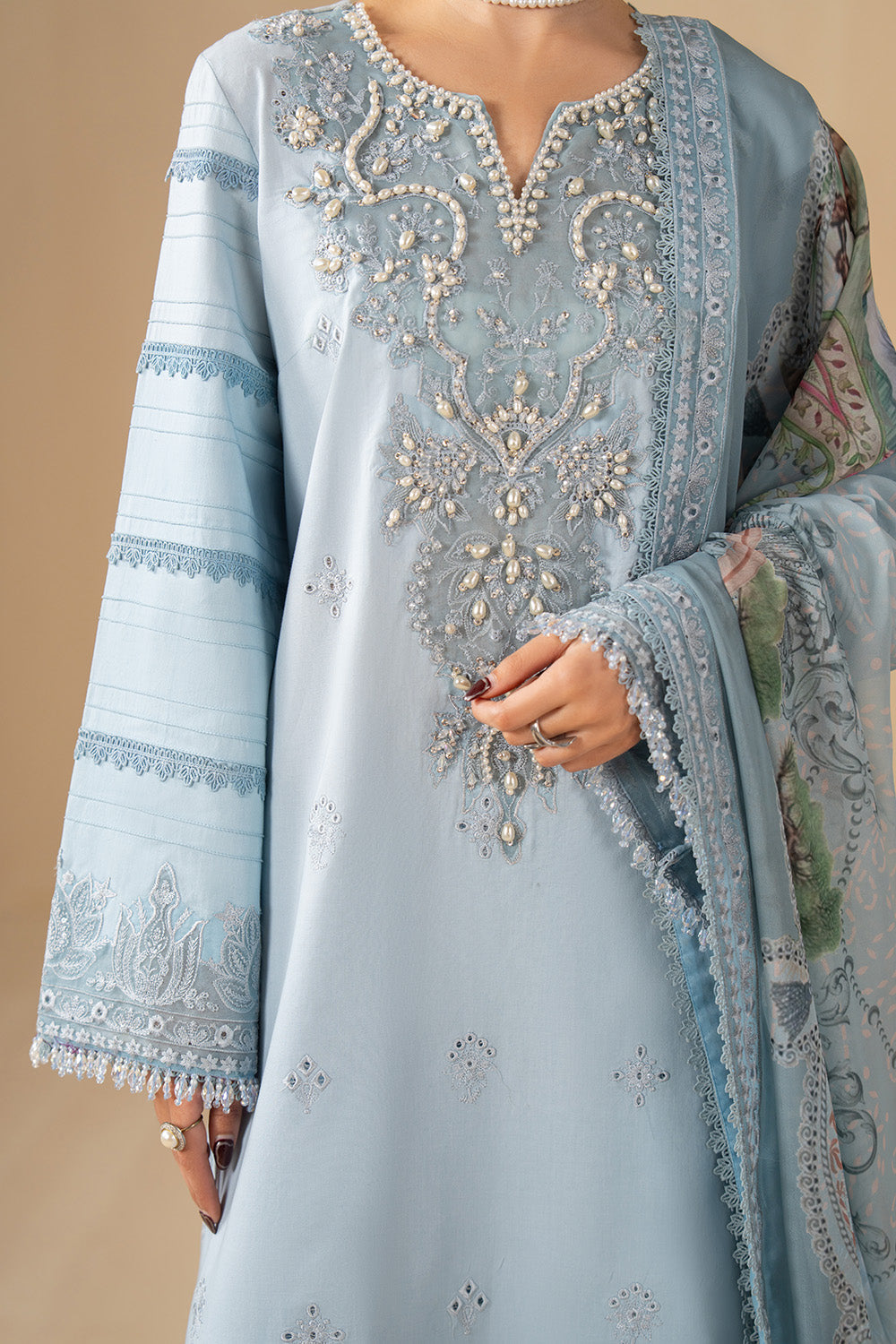 Maryum N Maria | The Eid Affair | RAGHAD - MSS6372 - Luxury Dress - available at Maria Faisal in UK and USA.