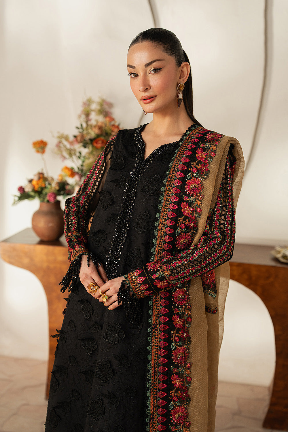 Maryum N Maria | The Eid Affair | SABA - MSS6374 - Luxury Dress - available at Maria Faisal in UK and USA.