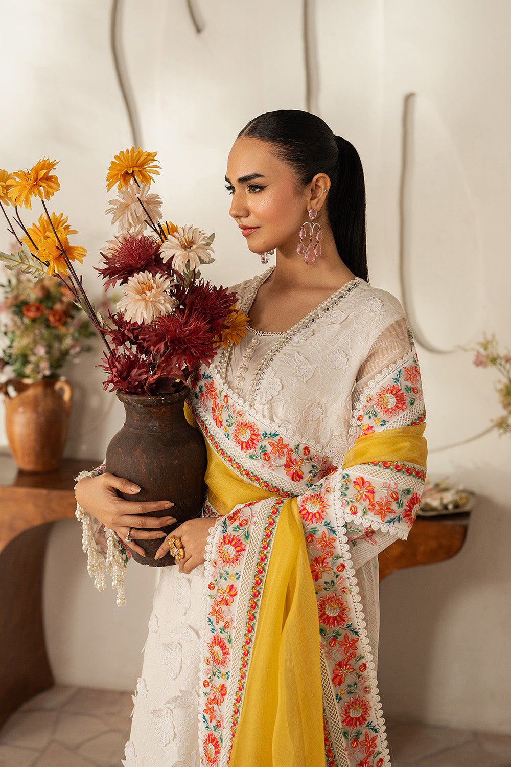 Maryum N Maria | The Eid Affair | TALIN - MSS6376 - Luxury Dress - available at Maria Faisal in UK and USA.