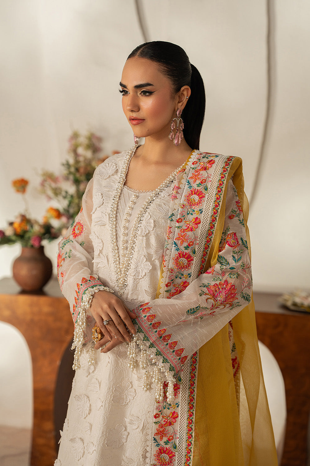 Maryum N Maria | The Eid Affair | TALIN - MSS6376 - Luxury Dress - available at Maria Faisal in UK and USA.
