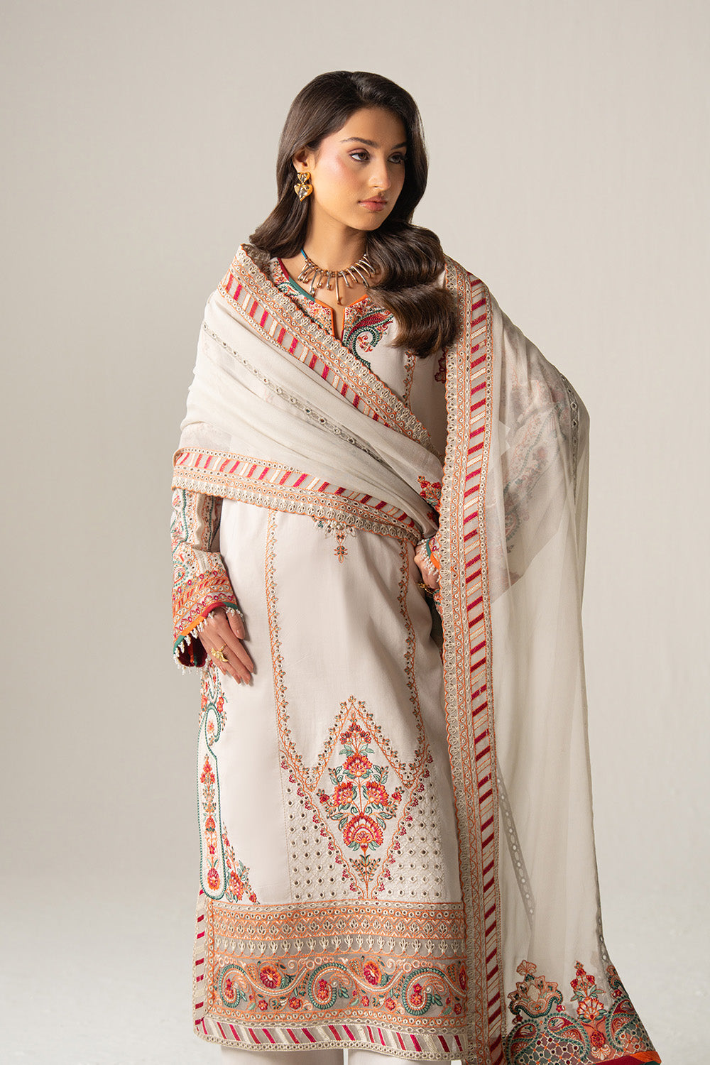 Maryum N Maria | The Eid Affair |ZAHRAA - MSS6377 - Luxury Dress - available at Maria Faisal in UK and USA.
