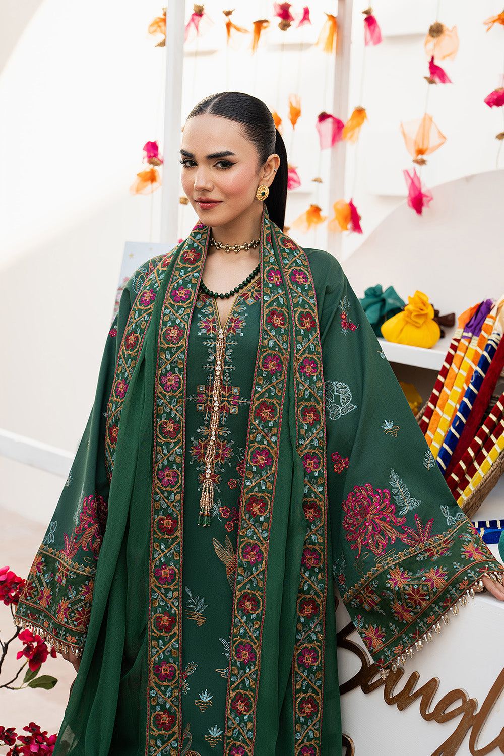 Maryum N Maria | The Eid Affair | NOORAIN - MSS6378 - Luxury Dress - available at Maria Faisal in UK and USA.