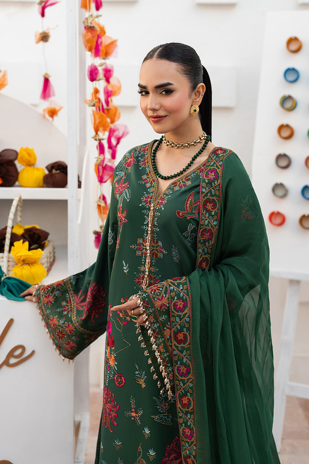 Maryum N Maria | The Eid Affair | NOORAIN - MSS6378 - Luxury Dress - available at Maria Faisal in UK and USA.